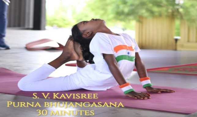 LONGEST DURATION HOLDING PURNA BHUJANGASANA FOR 30 MINUTES
