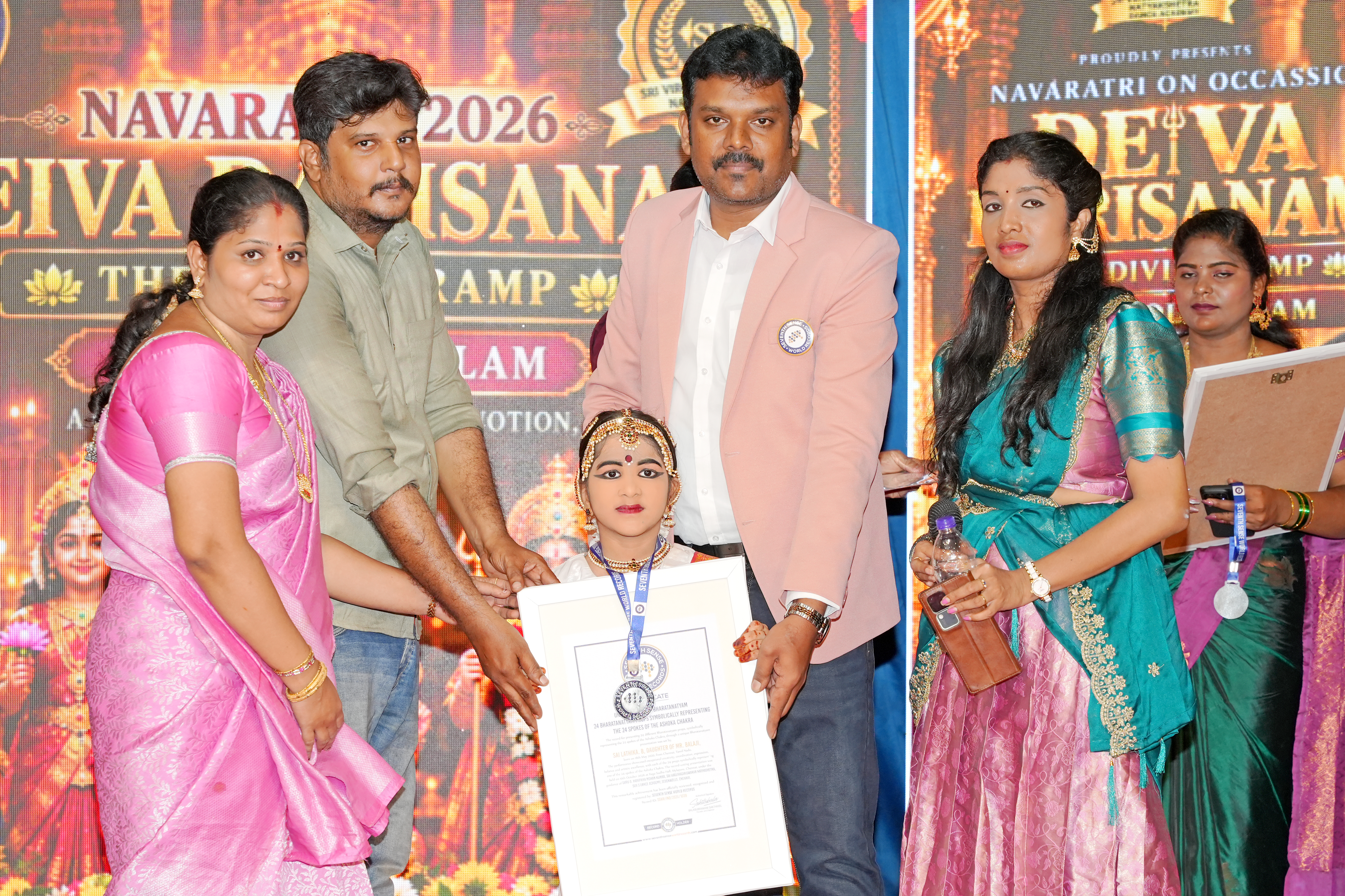 UNIQUE – 24-PROP BHARATANATYAM WORLD RECORD